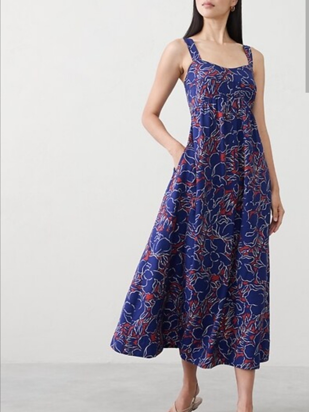 Banana Republic Floral dress with Pockets